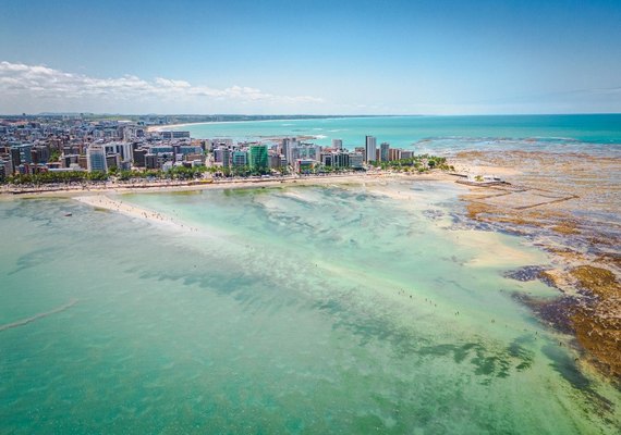 Maceió ocupa o 2º lugar no ranking de destinos mais vendidos no Brasil
