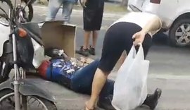 Óleo na pista provoca dois acidentes no Benedito Bentes