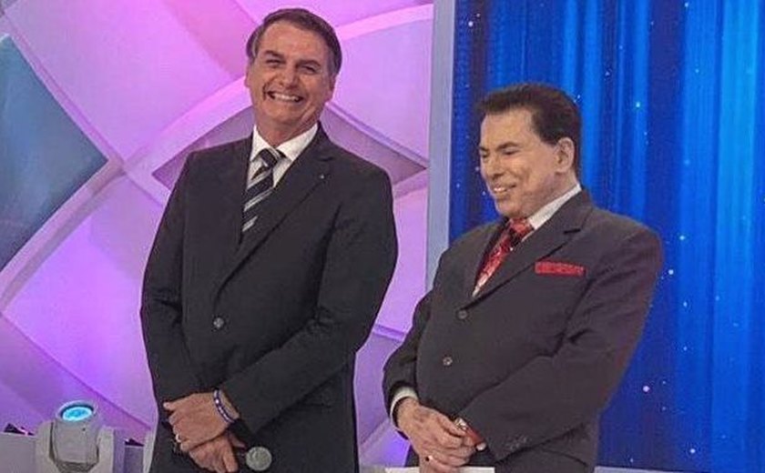 Público critica presença de Jair Bolsonaro no programa de Silvio Santos