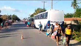 Cidades do litoral norte já sofrem com pressão de ônibus nos fins de semana