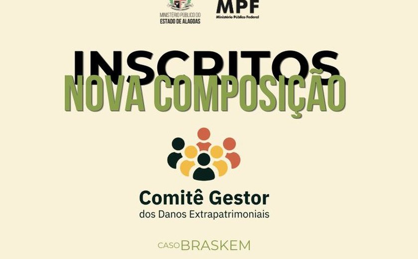 MPF divulga lista de inscritos para nova composição do Comitê Gestor dos Danos Extrapatrimoniais