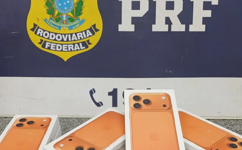 iPhones avaliados em cerca de R$ 100 mil são apreendidos em São Miguel dos Campos