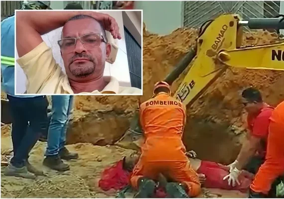 Trabalhador morre durante escavação em obra de saneamento em São Miguel dos Campos