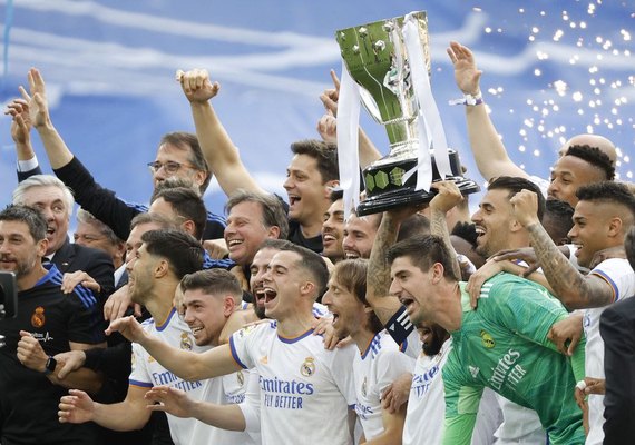 Real Madrid conquista 35º título do Espanhol a quatro rodadas do fim