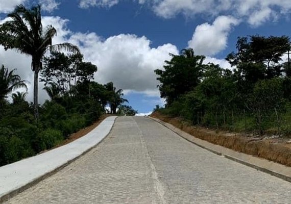 Acesso à Serra da Barriga está 97% pavimentado e em fase de sinalização