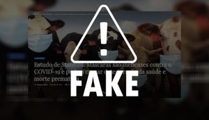 É falso que máscaras sejam ineficazes ou que seu uso cause qualquer dano à saúde