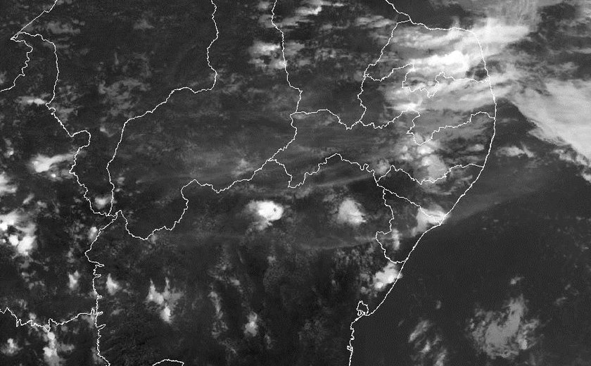 Previsão da Semarh indica possibilidade de chuva moderada no Sertão e Agreste de Alagoas