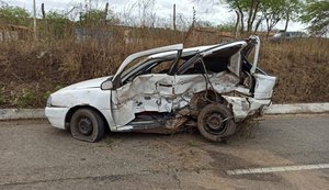 Colisão entre Gol e Corolla na AL-220 deixa um motorista ferido em Girau do Ponciano