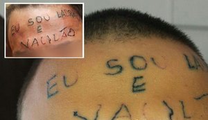 Frase 'eu sou ladrão e vacilão' começa a sumir da testa de menor tatuado