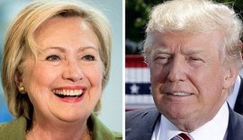 Nova pesquisa mostra Donald Trump à frente de Hillary Clinton por 1%