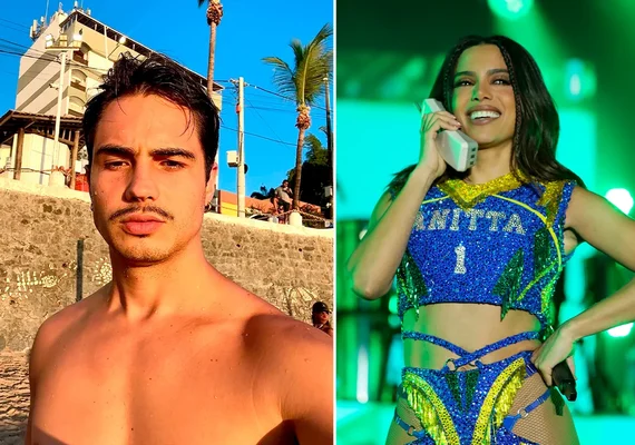 Anitta faz a fila andar e engata romance com ator da Globo