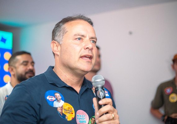 Com 55% de intenção de votos, candidato Renan Filho segue com folga rumo ao Senado