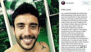 Irmã sobre reação de Alan Ruschel ao saber do acidente: 'Ficou agitado'