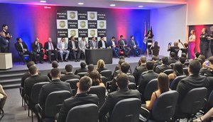 Polícia Civil dá posse a 46 novos delegados e reforça combate à criminalidade em Alagoas