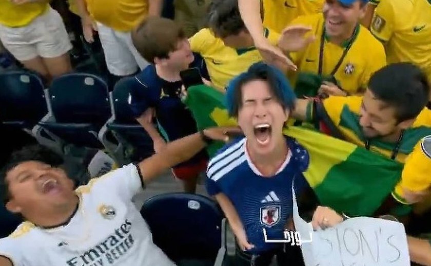 Torcedor japonês viraliza com 'ataque de raiva' após derrota para o Brasil