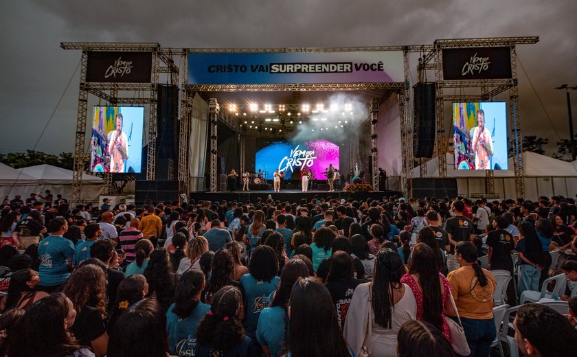Vem pra Cristo 2026 reúne fé, música e solidariedade em Maceió com Tony Allysson, Naldo José e sacerdotes convidados