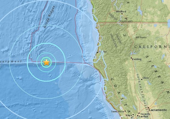 Terremoto de magnitude 5,7 atinge o norte da Califórnia