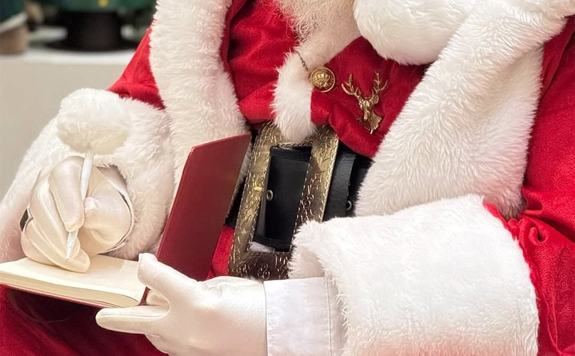 Parque Shopping dá início à temporada natalina com a chegada do Papai Noel