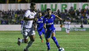 Murici é derrotado em casa pelo Cruzeiro e se complica na Copa do Brasil