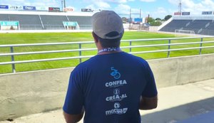 Crea mobiliza força-tarefa de fiscalização em estádios de Alagoas