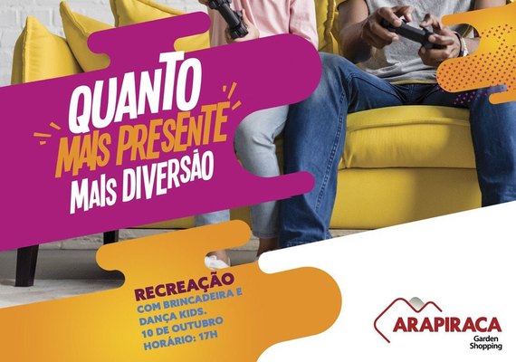 Shopping de Arapiraca tem programação especial no Dia das Crianças