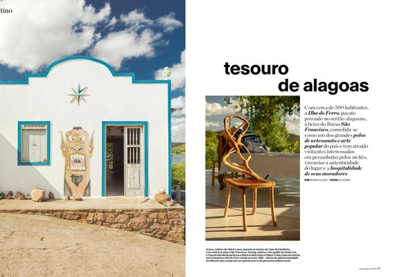 Artesanato alagoano é destaque na revista Casa Vogue