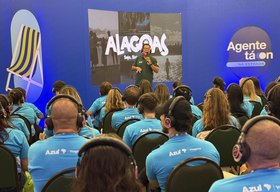Setur promove Destino Alagoas para 400 agentes de viagens no Azul Tá On, em Fortaleza