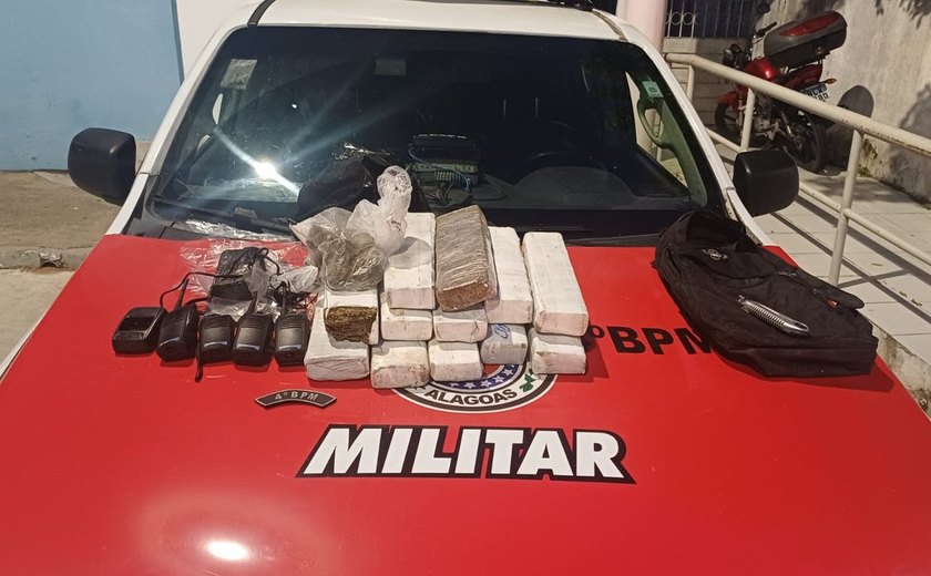 Polícia prende homem com 10 kg de maconha no Clima Bom