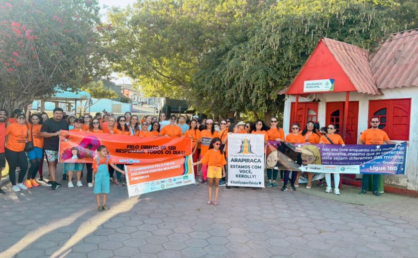 Com dados preocupantes em Alagoas, caminhada mobiliza Arapiraca no enfrentamento à violência contra mulheres neste domingo (30)