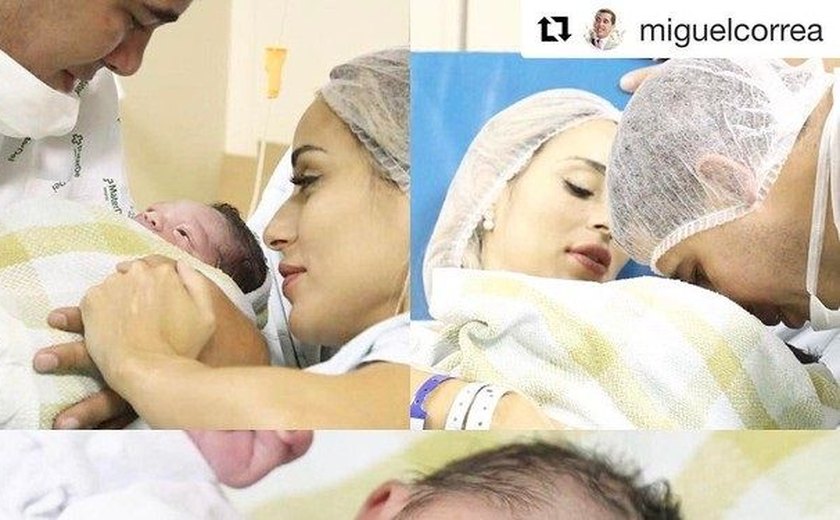 Ex-BBB Leticia Santiago dá à luz ao segundo filho