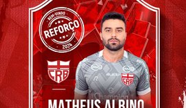 CRB contrata goleiro Matheus Albino e renova com Fábio Alemão e Saimon