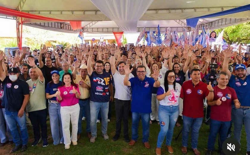 Grande ato político em Mar Vermelho consolida apoio às candidaturas de Isnaldo Bulhões e Fátima Canuto