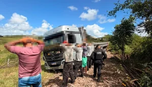 Oito pessoas são presas suspeitas de tentar furtar trilhos de ferro em Girau do Ponciano