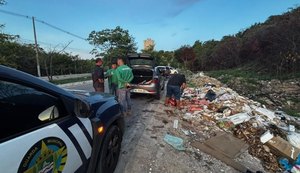 Operação Cidade Limpa coíbe descarte irregular de entulhos no bairro do São Jorge