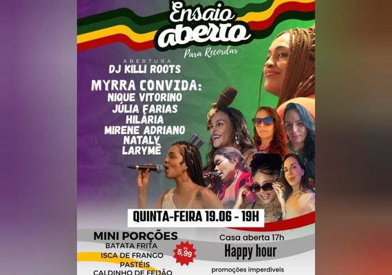 Projeto Ensaio Aberto retoma atividades com edição especial do Myrra Convida no Gira Mundo City