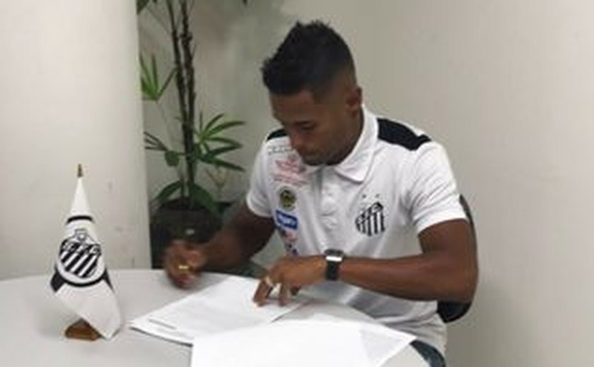 Kayke assina contrato de empréstimo de um ano com o Santos