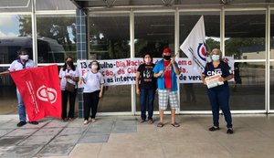 Sintufal participa de ato em defesa da educação, ciência e da vida