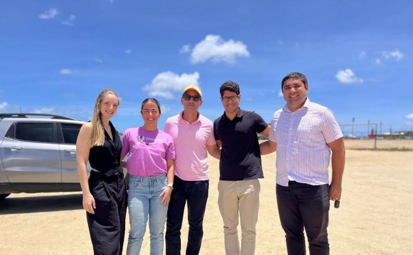 Caixa Econômica realiza vistoria em terreno onde será construída a Casa da Mulher Brasileira em Alagoas