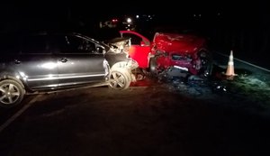 Colisão frontal deixa um morto e duas pessoas feridas em São Sebastião no sábado