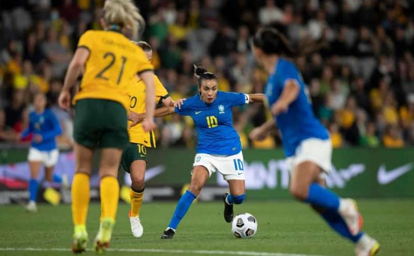 Marta avalia desempenho da seleção feminina após jogos contra a Austrália