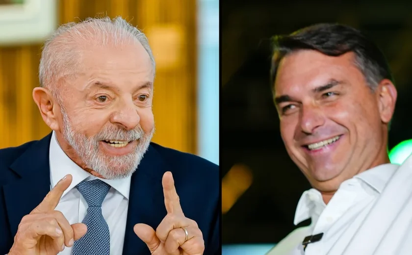 Pesquisa aponta Lula com 44, 2% e Flávio Bolsonaro com 42, 7% em empate técnico na disputa presidencial