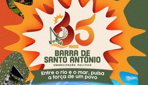 Barra de Santo Antônio celebra 65 anos de história, fé e transformação
