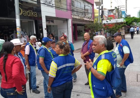 Prefeitura de Maceió segue operação de ordenamento no Calçadão do Comércio