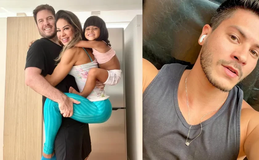 Maíra Cardi rebate críticas após foto em família e cita Arthur Aguiar: 'Desejo de ambos atendido'