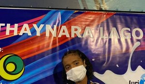 Atleta alagoana de 11 anos é destaque em provas de natação em Salvador e Recife