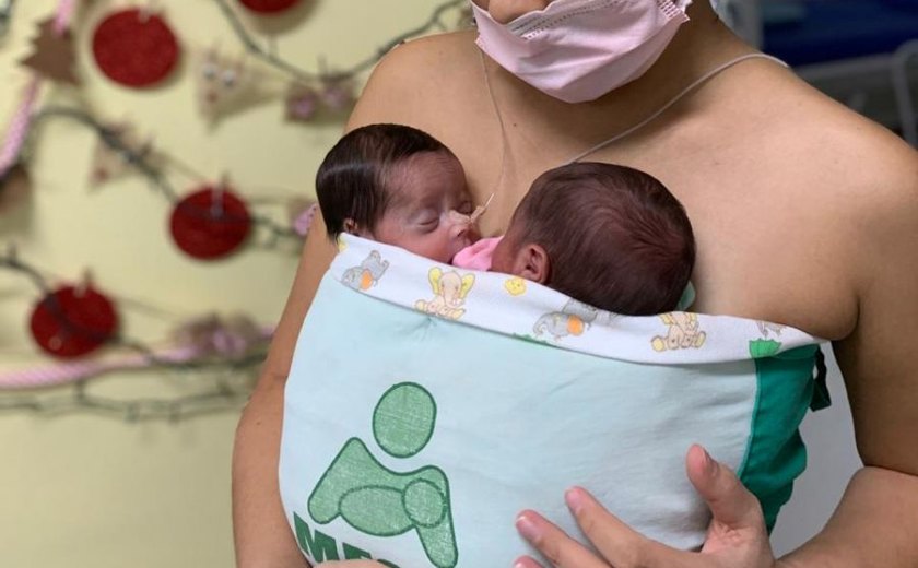 Mãe de trigêmeos internos fala sobre a importância do leite materno para seus bebês