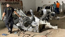 Polícia Civil estoura galpão usado para desmanche de veículos na Av. Fernandes Lima