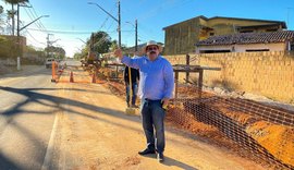 Ampla obra de urbanização da principal avenida de R. Largo segue a todo vapor