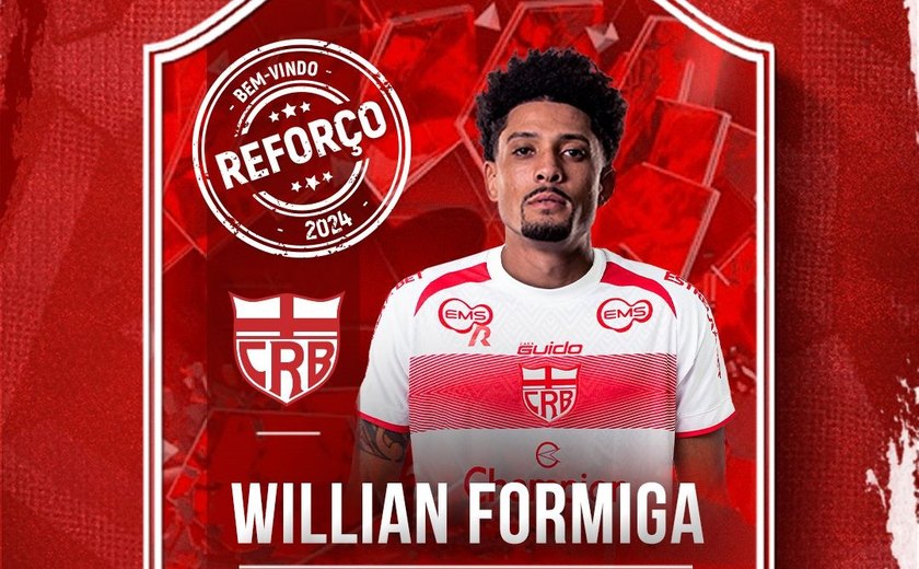 CRB anuncia contratação do lateral-esquerdo William Formiga