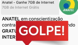 Anatel alerta para golpe via WhatsApp que promete 7 GB grátis de internet